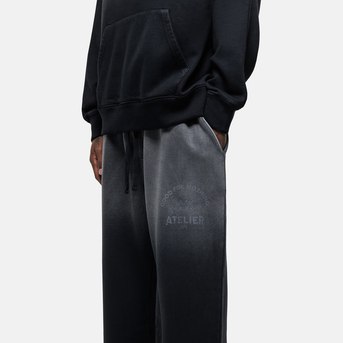 Good For Nothing Vintage 1986 Faded Black Sweatpants