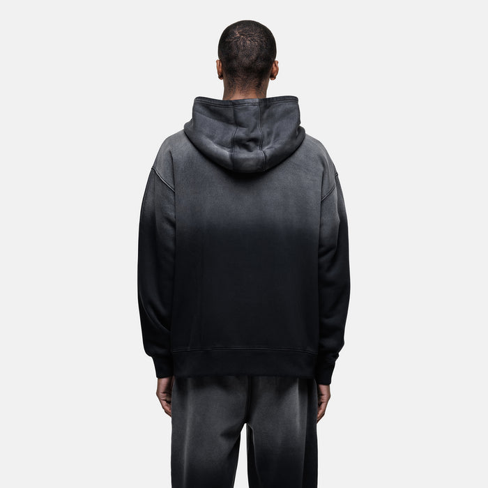 Good For Nothing Vintage 1986 Faded Black Zip Hoodie