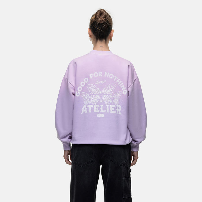 Good For Nothing Vintage 1986 Faded Lilac Sweatshirt