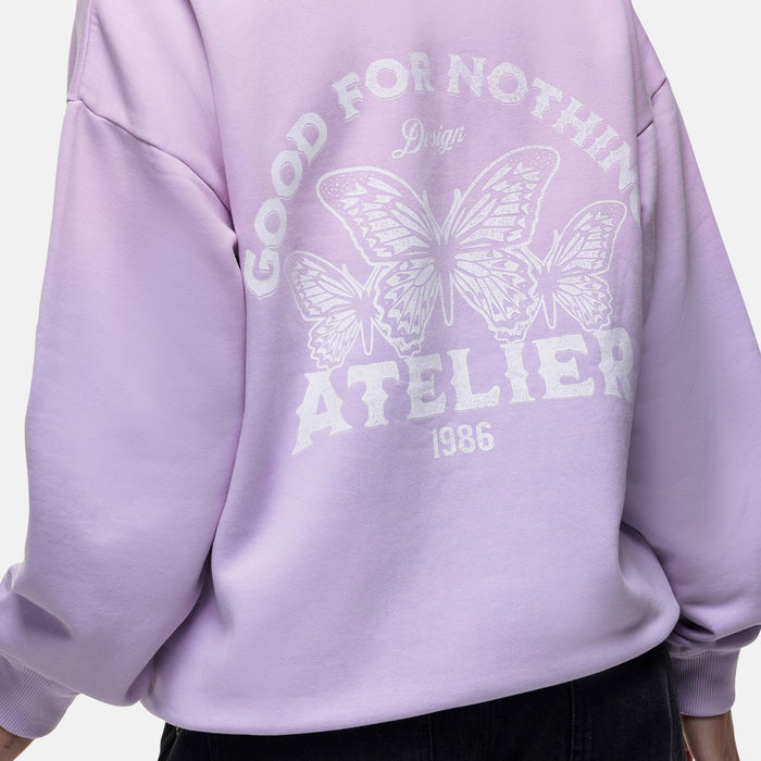 Good For Nothing Vintage 1986 Faded Lilac Sweatshirt