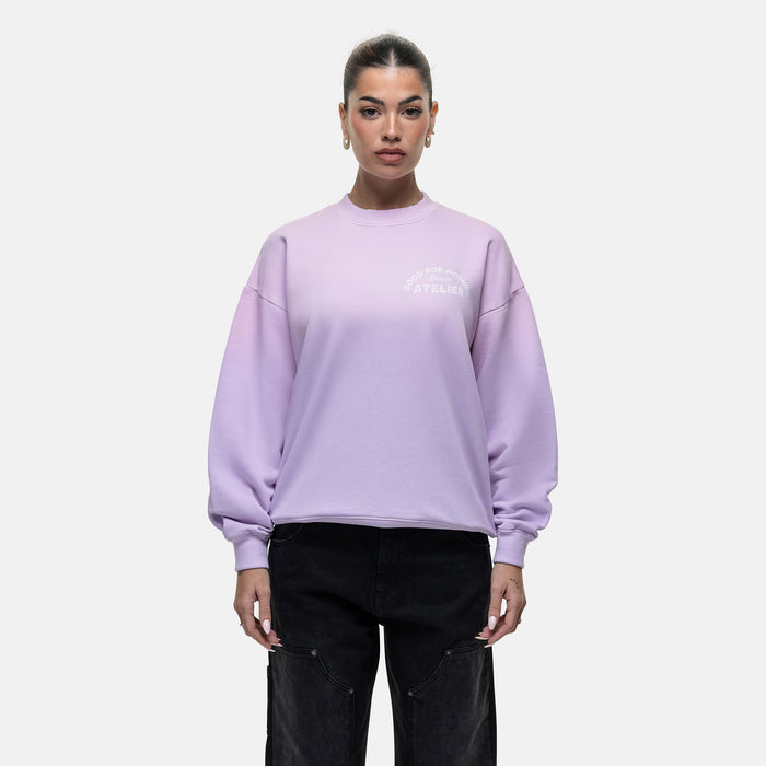 good for nothing Vintage 1986 Faded Lilac Sweatshirt