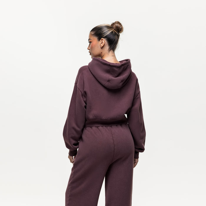 Good For Nothing Vintage Washed Huckleberry Zip Hoodie