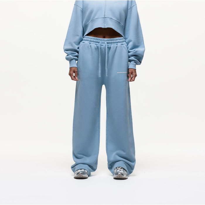 good for nothing Vintage Washed Powder Blue Sweatpant (Final Sale)