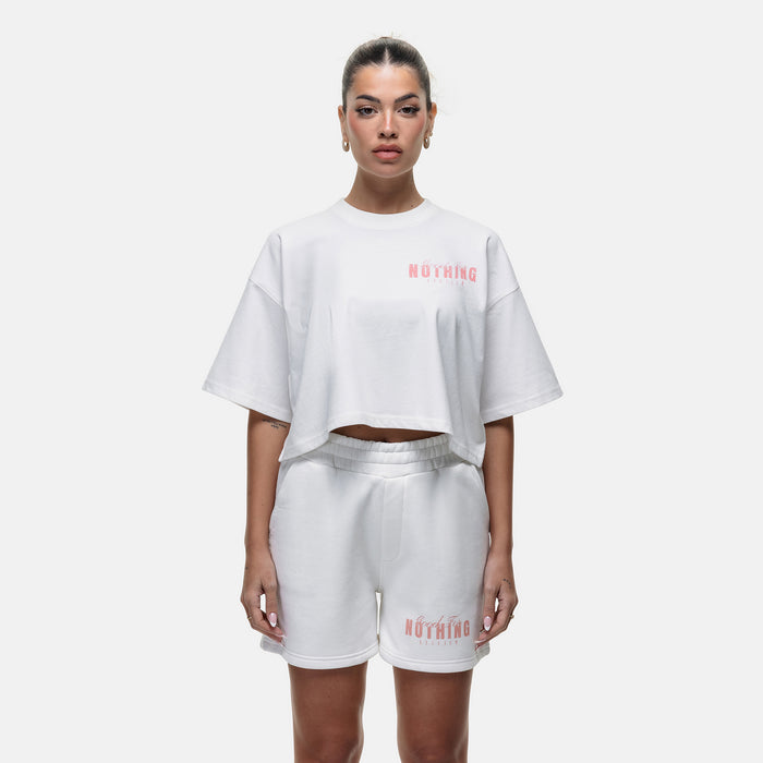 good for nothing Washed Off White Butterfly T-shirt