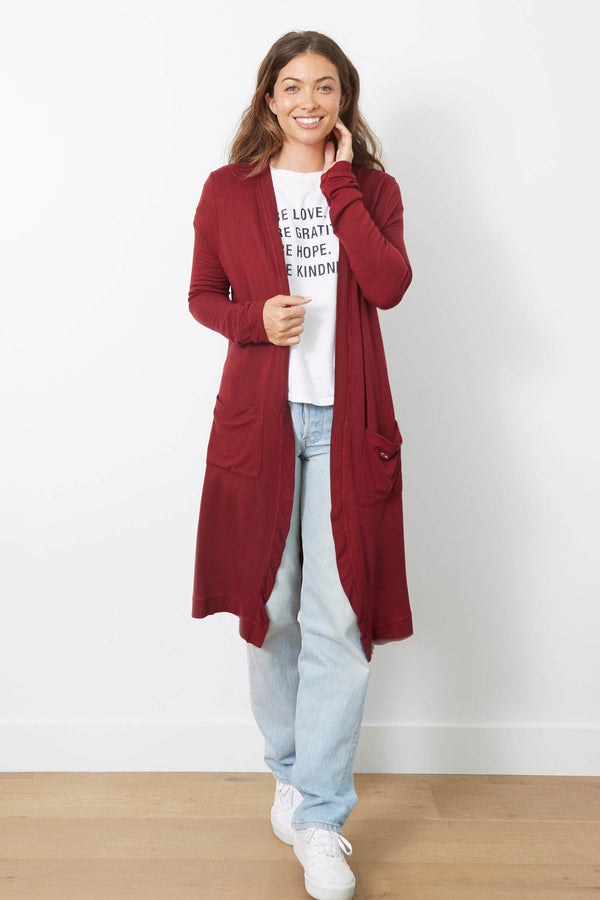 good hyouman The Emmy Cardigan - Thankful - Rhubarb