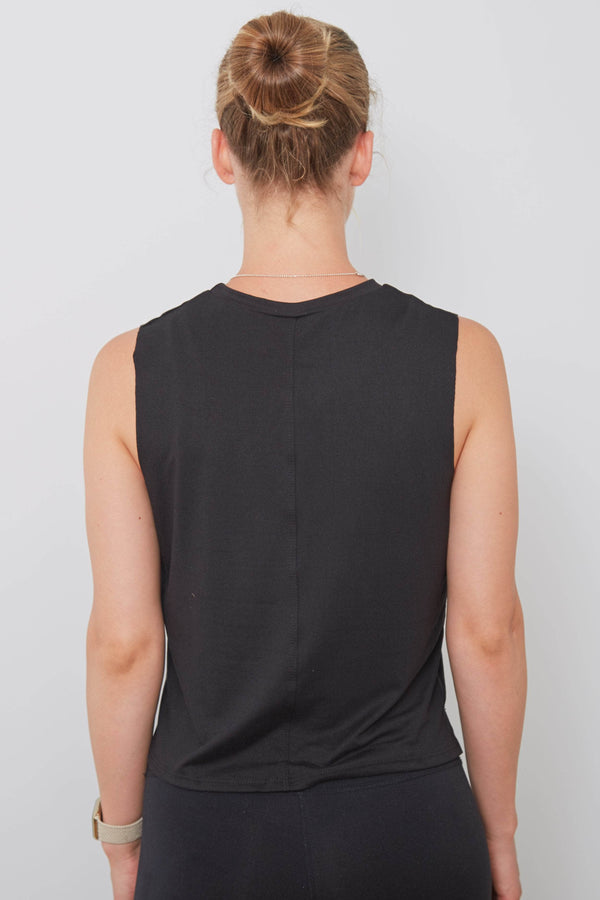 Good Hyouman The Lili Active Crop - Black Sand