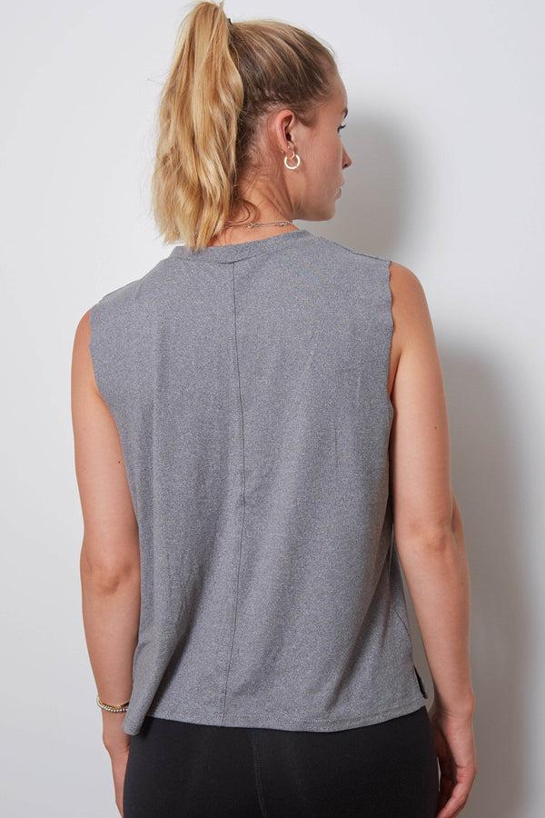 Good Hyouman The Lili Active Crop - Heather Grey