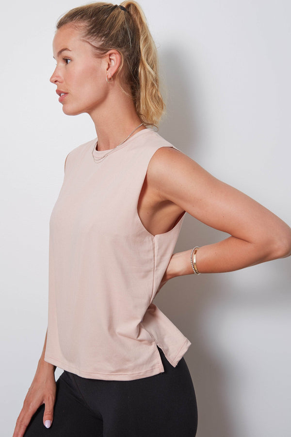 Good Hyouman The Lili Active Crop - Light Sand