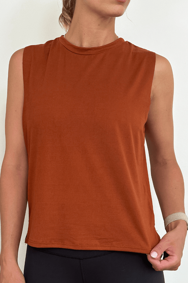 Good Hyouman The Lili Active Crop - Rust