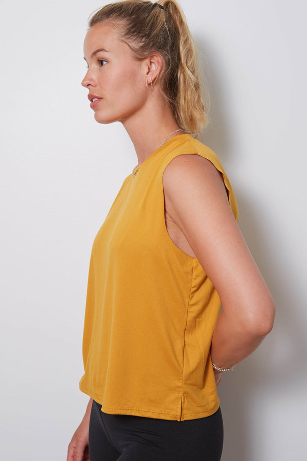 Good Hyouman The Lili Active Crop - Sunshine