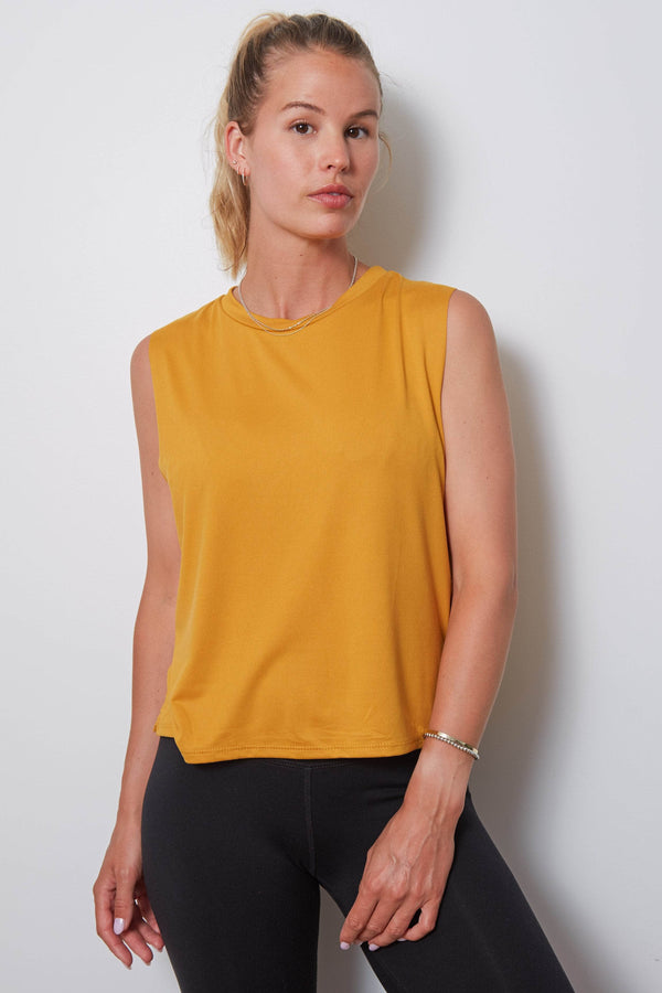 good hyouman The Lili Active Crop - Sunshine