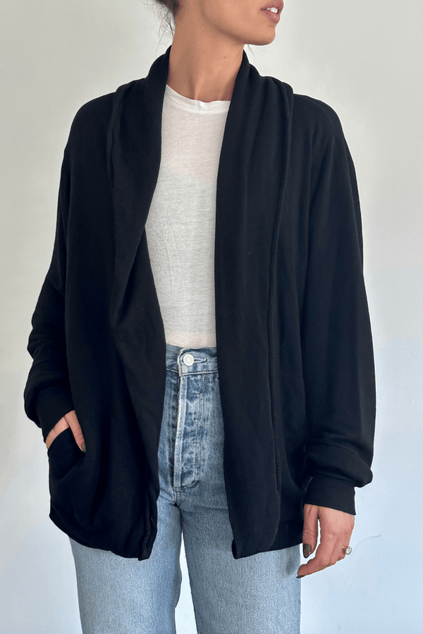 Good Hyouman The Blake Cardigan - Everyday Basic - Black Sand