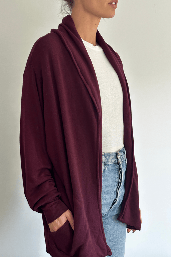 good hyouman The Blake Cardigan - Everyday Basic - Vino
