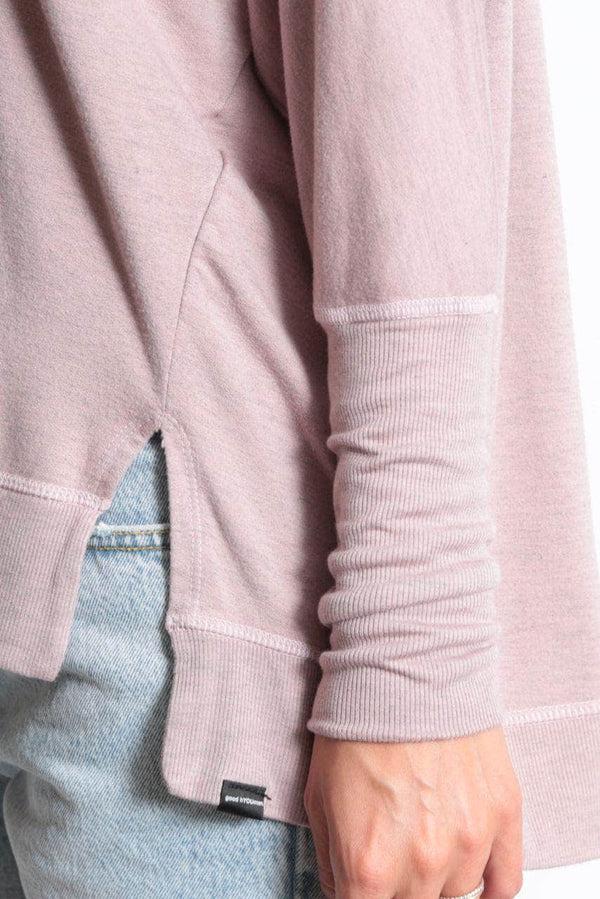 Good Hyouman The Carrie - Relaxed V-Neck Sweater - Shadow Vintage