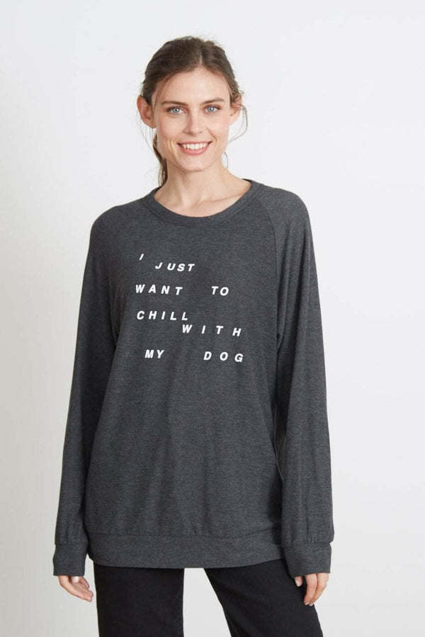 good hyouman The Dave - I Just Want to Chill with My Dog - Black Sand