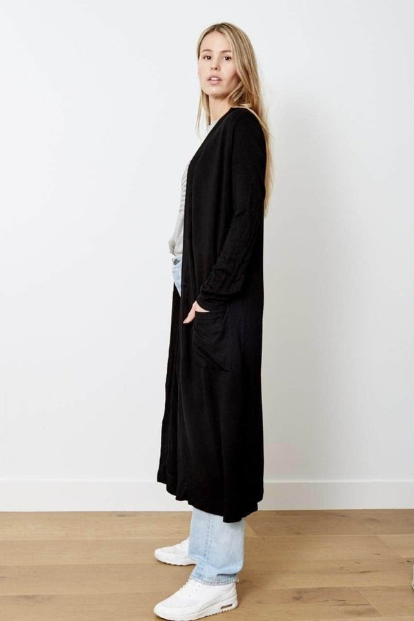 Good Hyouman The Emmy Cardigan - Everyday Basic - Black Sand