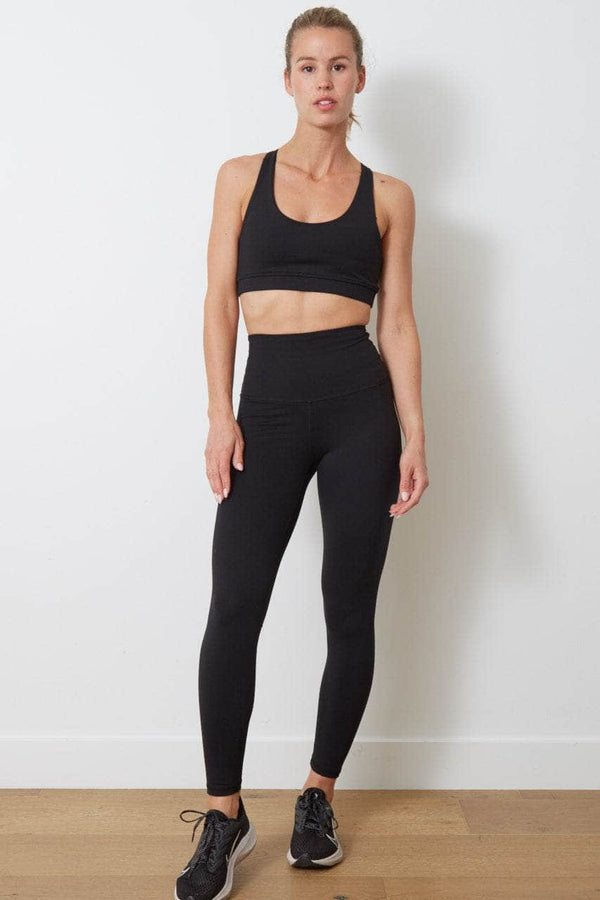 good hyouman The Jaelynn High-Waist Athletic Legging - Black Sand