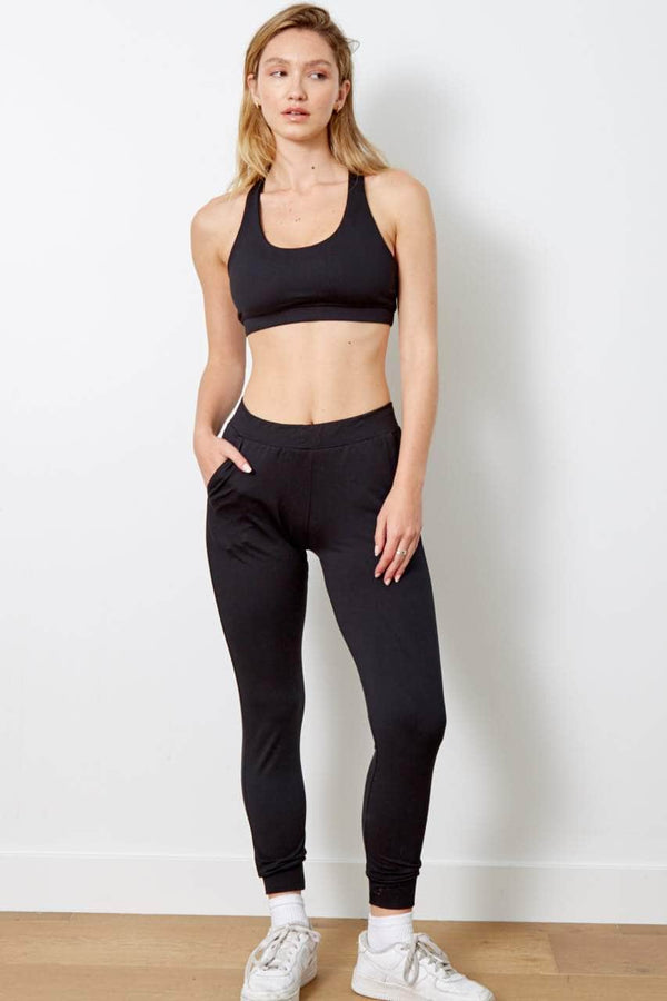 good hyouman The Jazmin Jogger - Be Good Do Good - Black Sand