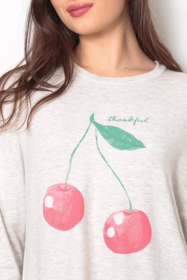 Good Hyouman The Kaden Sweatshirt - Cherry Cherry Thankful