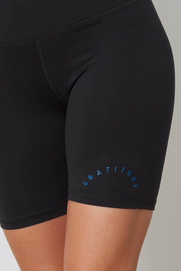 Good Hyouman The Kaleb Bike Short - Gratitude - Black Sand