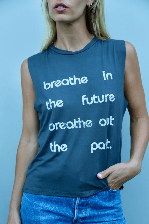 good hyouman The Lili Active Crop - BREATHE IN THE FUTURE