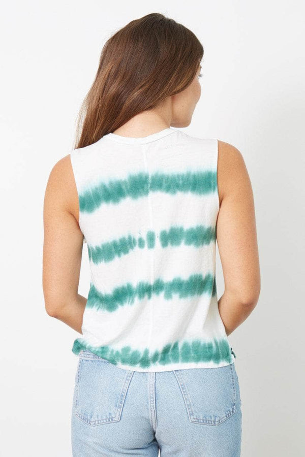 Good Hyouman The Lili Active Crop - Evergreen Tie Dye