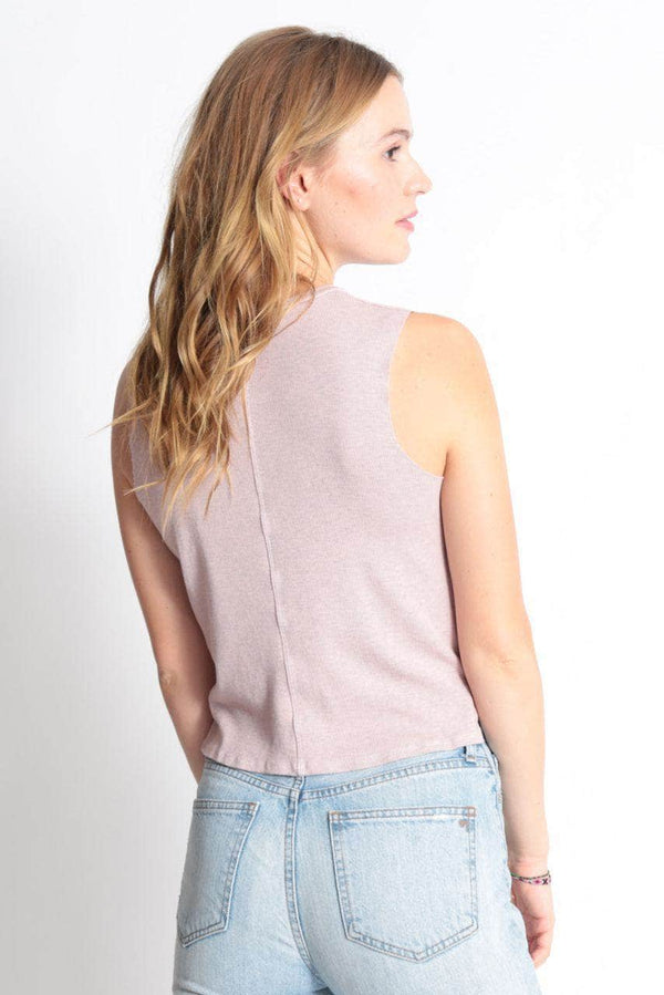 Good Hyouman The Lili Active Crop - Give More Love More - Rosewater