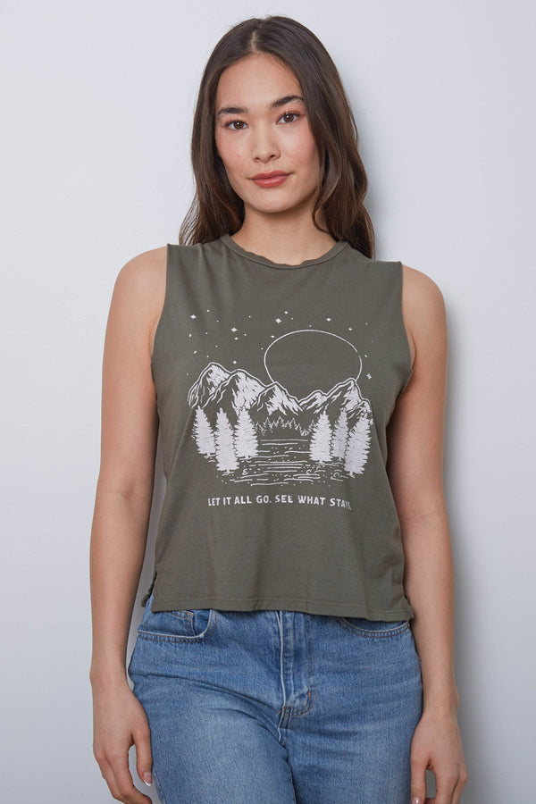 Good Hyouman The Lili Active Crop - Sherwood - Let It All Go