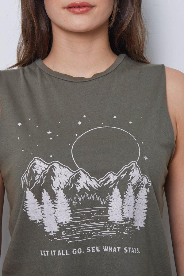 Good Hyouman The Lili Active Crop - Sherwood - Let It All Go