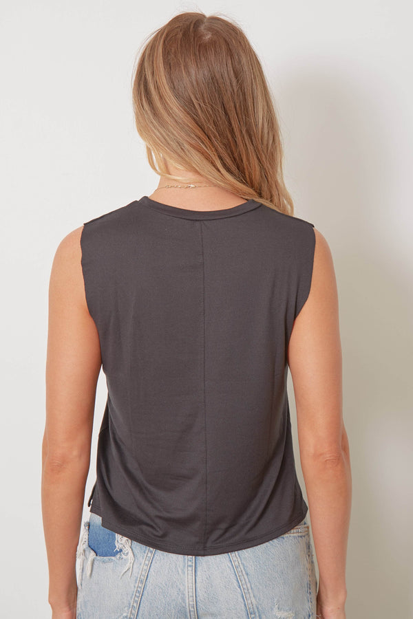 Good Hyouman The Lili Active Crop - Trust The Journey - Black Sand
