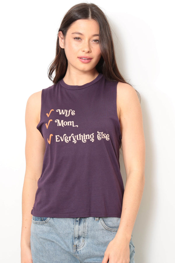 good hyouman The Lili Active Crop - Wife check Mom Check - Perfect Plum