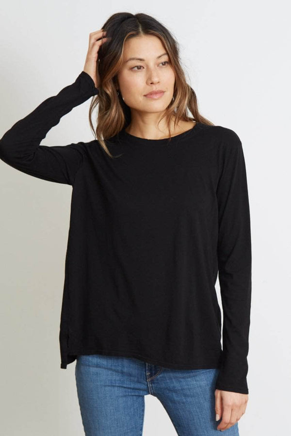 good hyouman The Suzanne - Classic Fit Long Sleeve - Black Sand