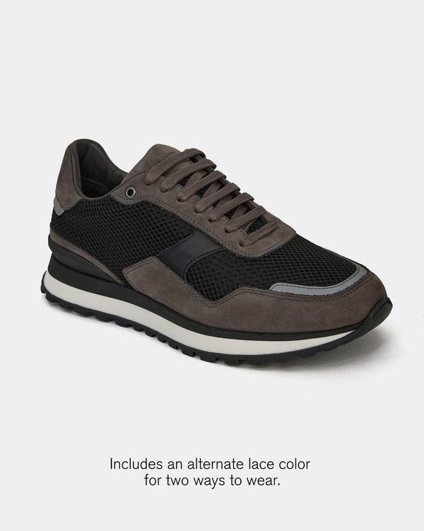 Good Man Brand Aspire Sneaker Responsible Mesh Leather Black/Salt