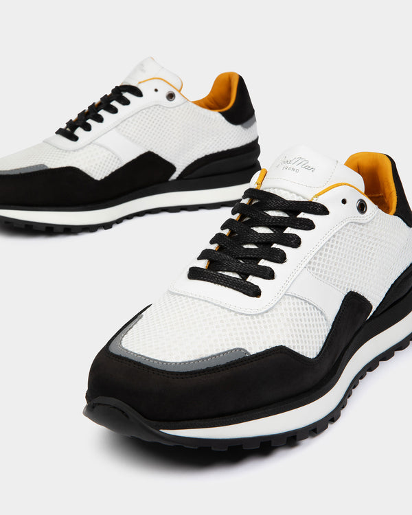 Good Man Brand Aspire Trainer Mesh Leather Steel City