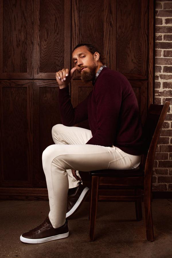 Good Man Brand Forward 5-Pocket Pant Flex Pro Jersey Oatmeal