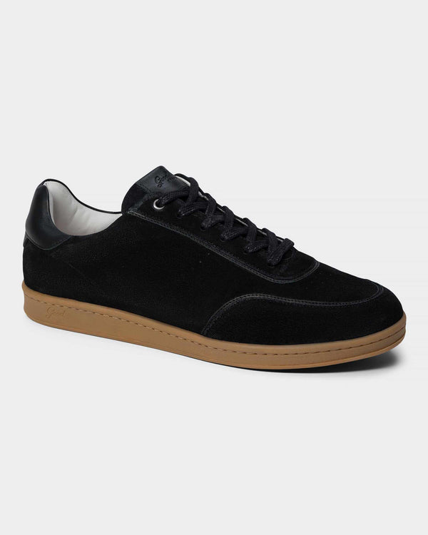 good man brand Franklin Sneaker Responsible Suede Black