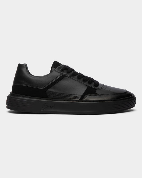 Good Man Brand Halo Sneaker Grapeskin Leather Black/Natural