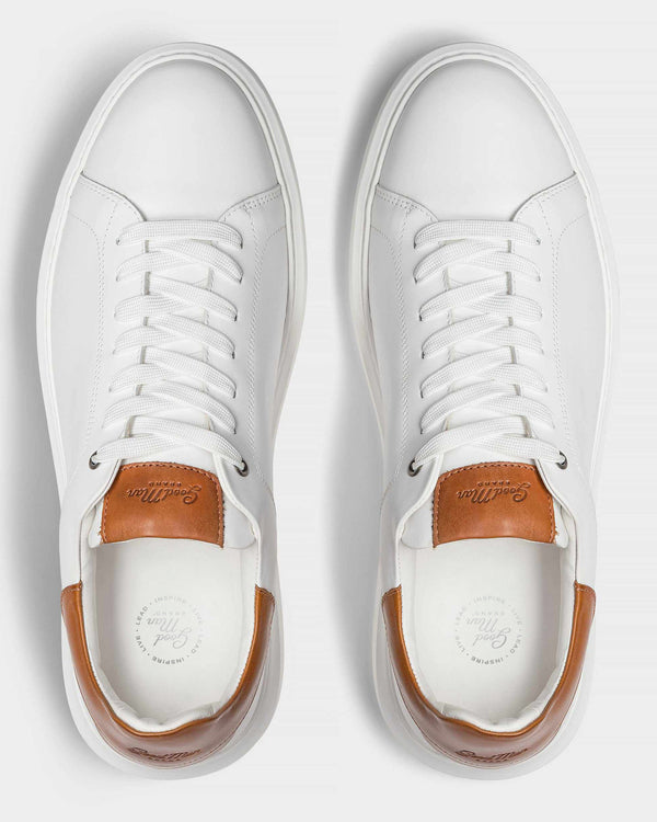 Good Man Brand Legend London Sneaker Responsible Nappa Leather White / Dark Vachetta