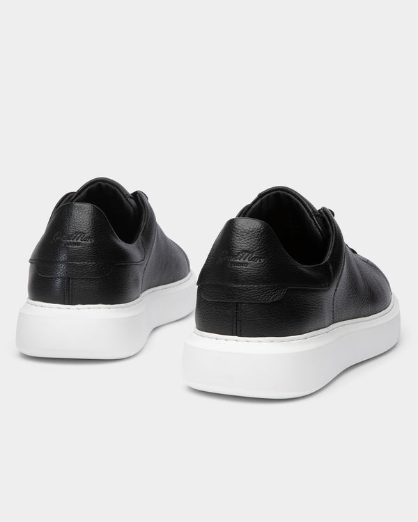 Good Man Brand Legend London Sneaker Responsible Pebbled Leather Espresso
