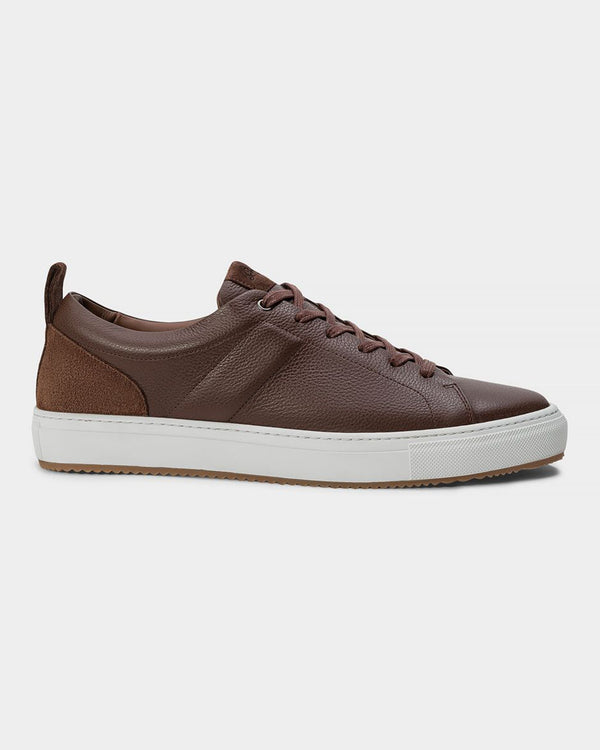 Good Man Brand MVP Sneaker Responsible Pebbled Leather Fog
