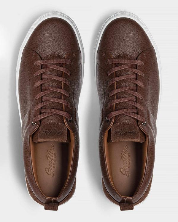 Good Man Brand MVP Sneaker Responsible Pebbled Leather Fog