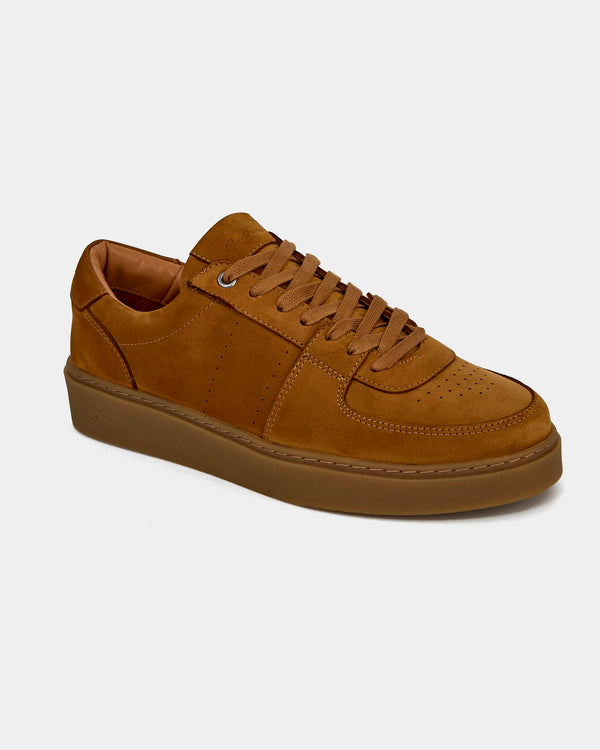 good man brand Prospect Sneaker Responsible Nubuck Whiskey
