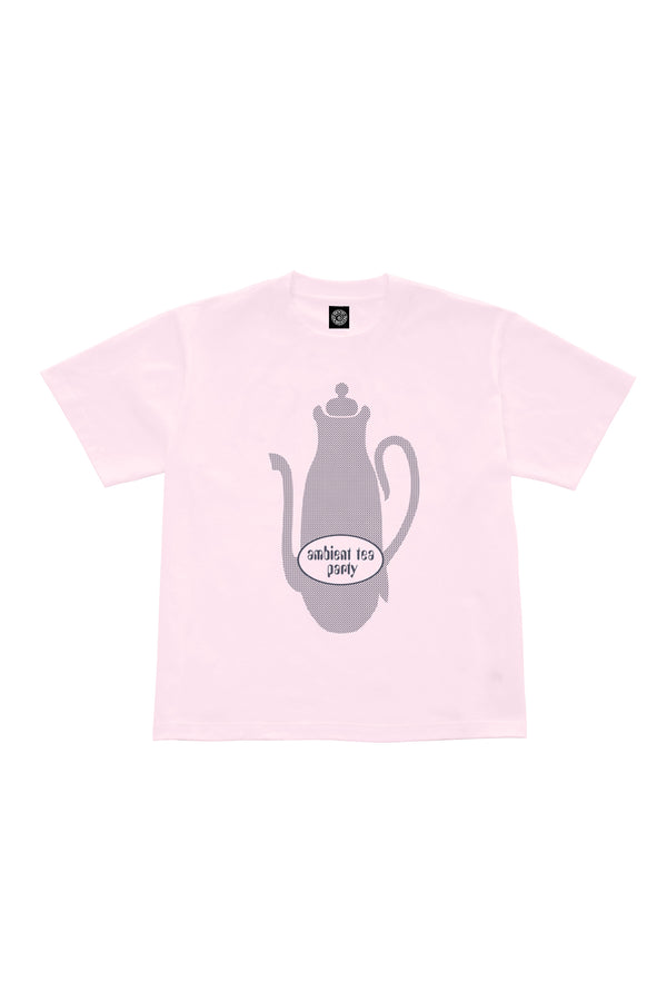 good morning tapes Ambient Tea Party SS Tee - Light Pink