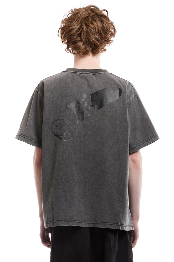 Good Morning Tapes Frog Life SS Tee - Acid Grey