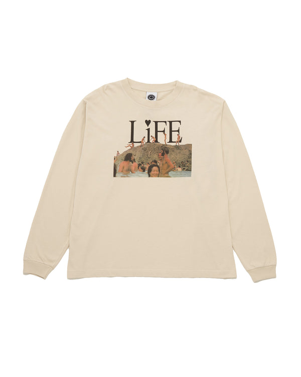 good morning tapes Life LS Tee - Natural