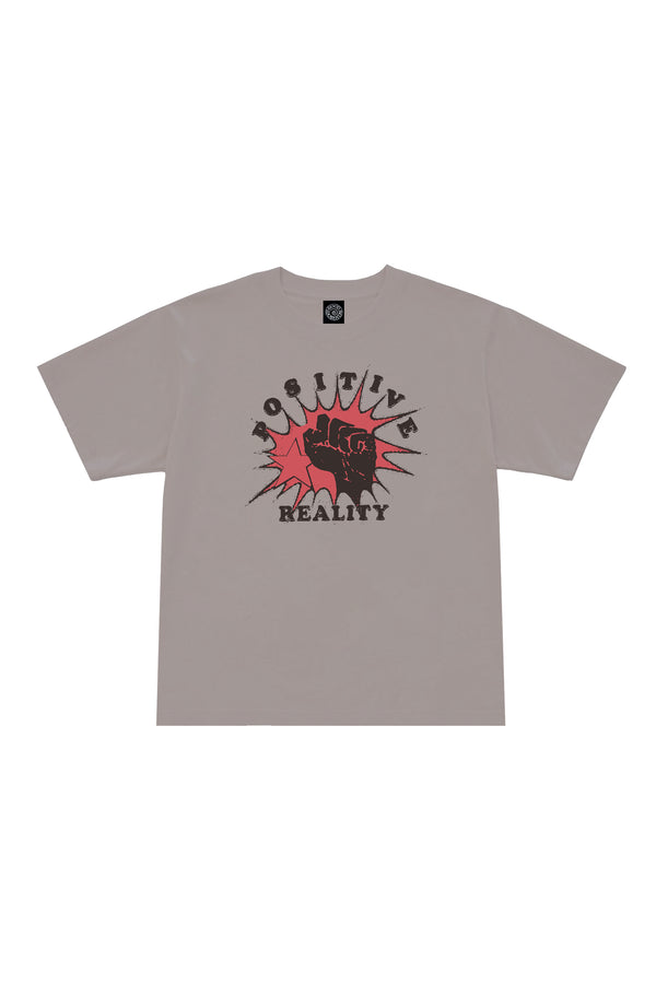 good morning tapes Positive Reality SS Tee - Tobacco