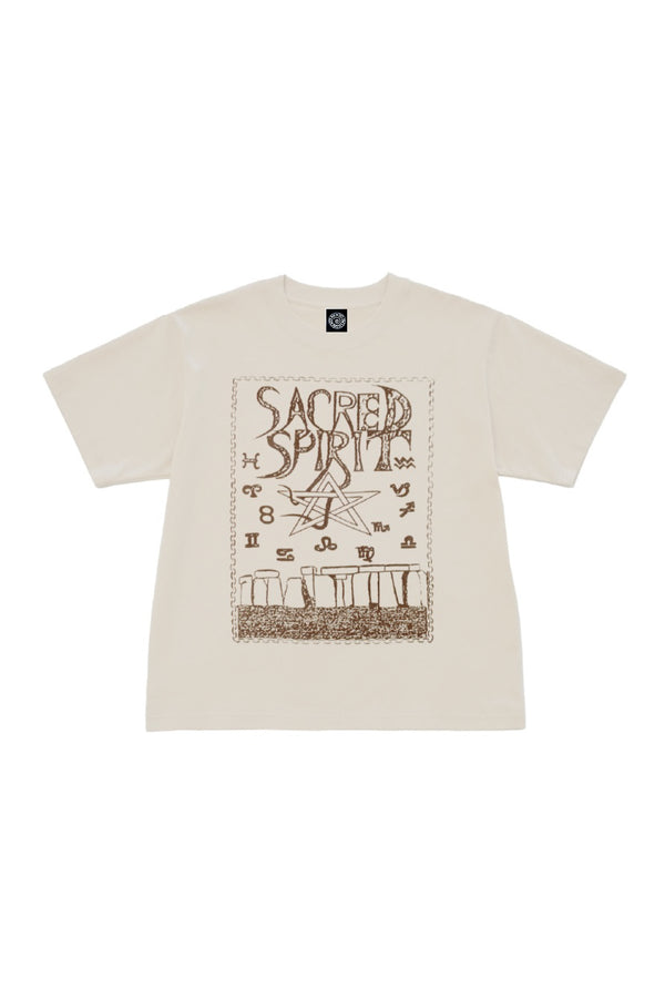 good morning tapes Sacred Spirit SS Tee - Bone