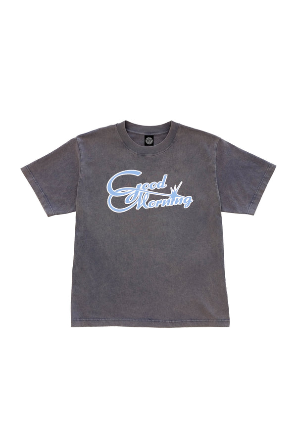 good morning tapes Sparkle SS Tee - Indigo