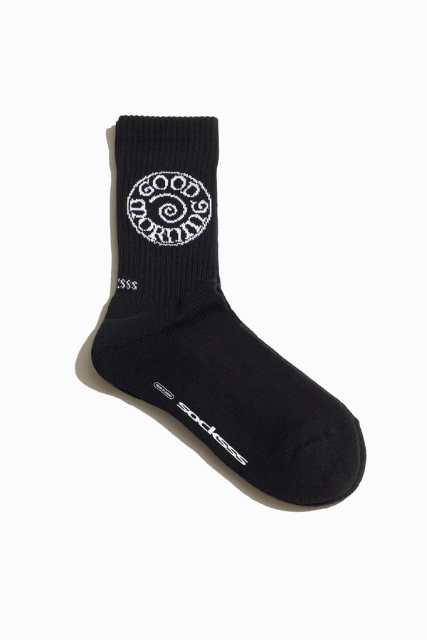 good morning tapes Socksss x Good Morning Tapes Sock - Black