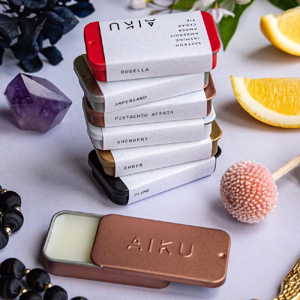 Good Thing Aiku Solid Perfume Pocket Scent - Pistachio Affair (Rose)